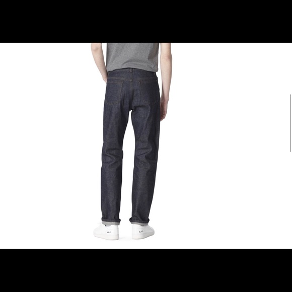 NEW APC New Standard Jeans 32 Raw Indigo Straight - Picture 3 of 8